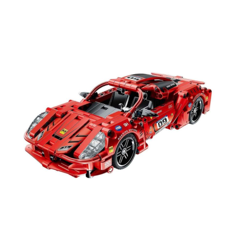 iM. Master Çek Bırak Kırmızı Süper Araba 437 Parça