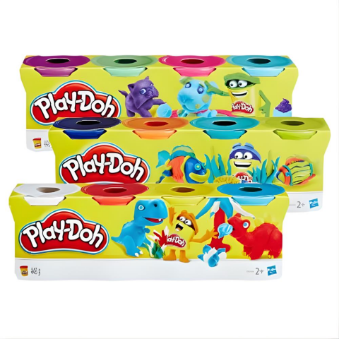 Play Doh Oyun Hamuru 4 Renk Çeşitli Renkler Iki Modelli