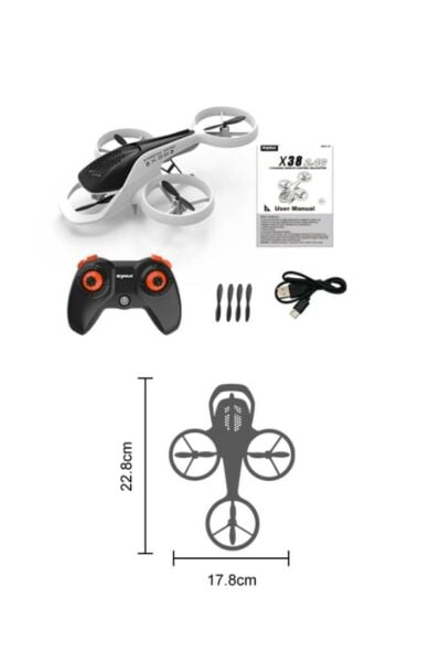 Usb Şarjlı 3 Pervaneli Helikopter Drone