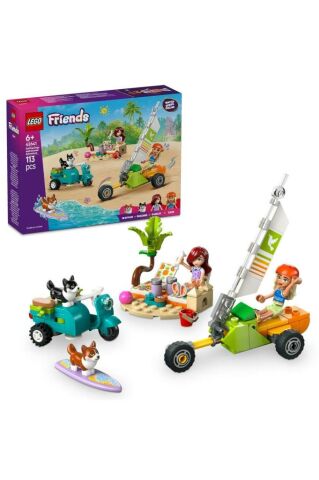 Friends Sörfçü Köpekler ve Scooter Macerası 42641 - 6 Yaş ve Üzeri  Yapım Seti (113 Parça)