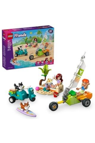 Friends Sörfçü Köpekler ve Scooter Macerası 42641 - 6 Yaş ve Üzeri  Yapım Seti (113 Parça)