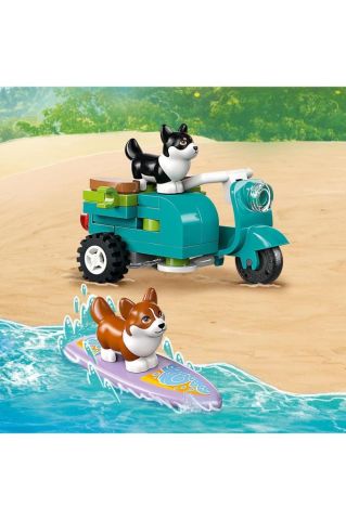 Friends Sörfçü Köpekler ve Scooter Macerası 42641 - 6 Yaş ve Üzeri  Yapım Seti (113 Parça)