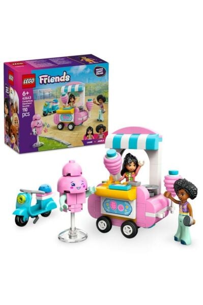 Friends Pamuk Şeker Standı ve Scooter 42643 - 6 Yaş ve Üzeri Oyuncak Yapım Seti (110 Parça)