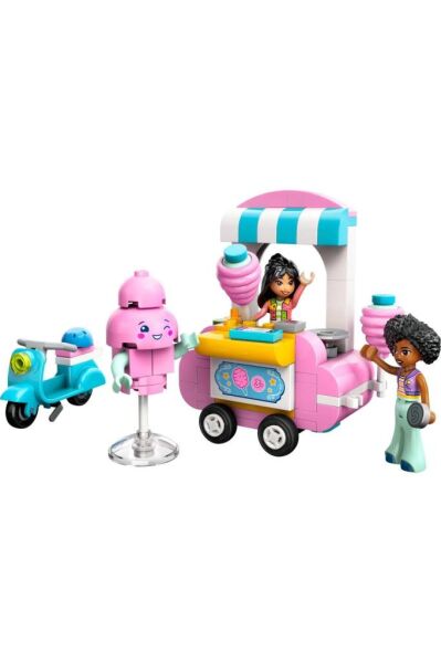 Friends Pamuk Şeker Standı ve Scooter 42643 - 6 Yaş ve Üzeri Oyuncak Yapım Seti (110 Parça)