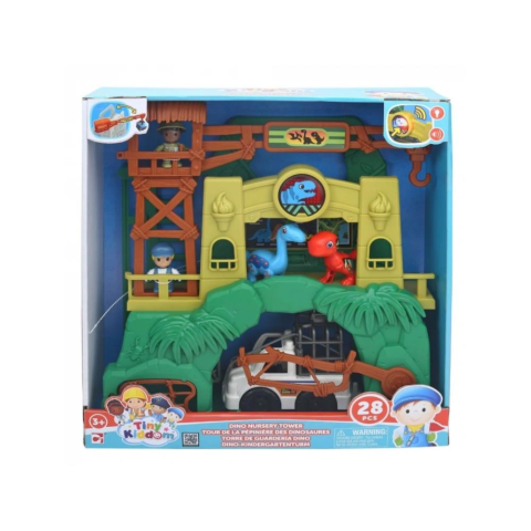 Tıny Kiddom Dino Kreş Kulesi 28 Parça Ses Işık