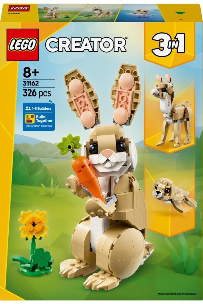 3’ü 1 Arada Sevimli Tavşan 31162 – (326 Parça)