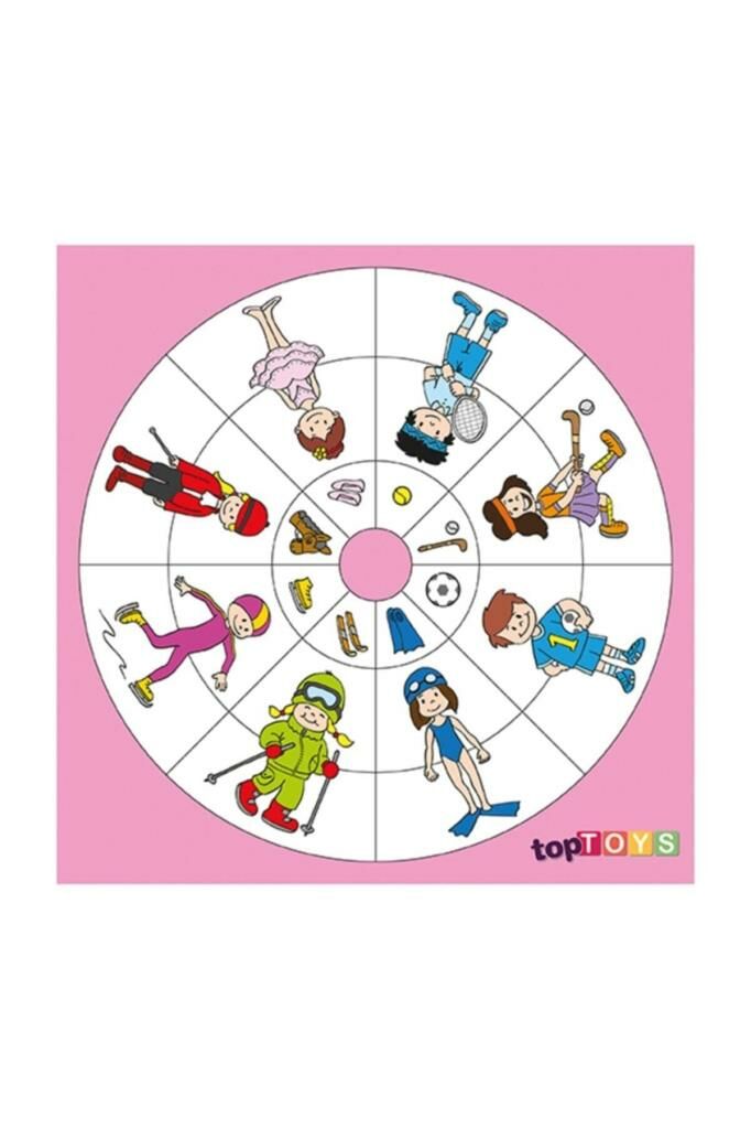 Dairesel Temalar- Spor Ahşap Puzzle