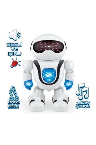Sesli, Işıklı, Müzikli Dans Eden Hareketli Robot