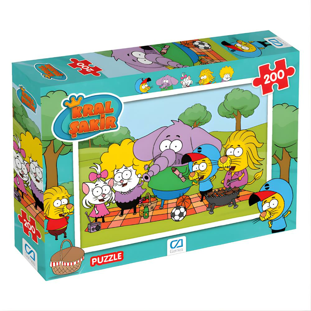 Ca Games Kral Şakir Puzzle 200 Parça
