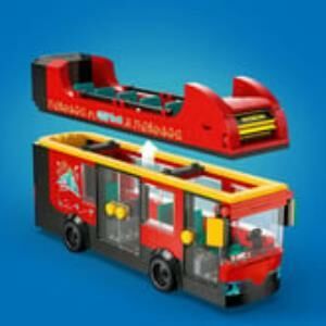 Kırmızı İki Katlı Gezi Otobüsü