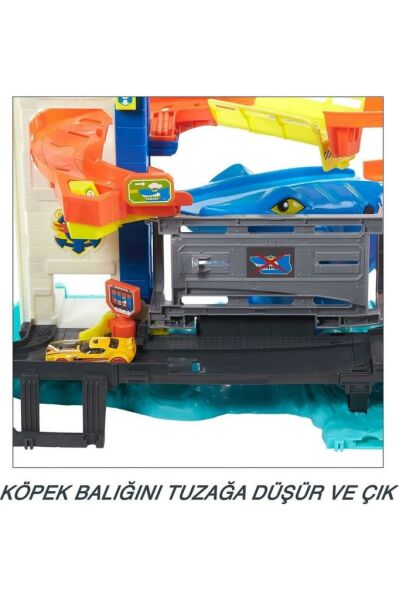 Hot Wheels City Köpek Balığından Kaçış Oyun Seti