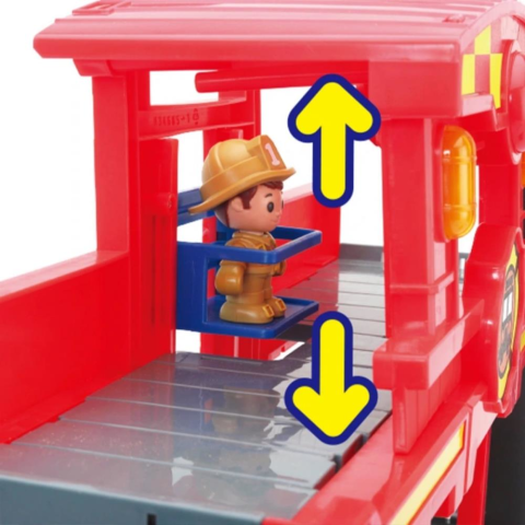 Tiny Kiddom İtfaiye İstasyonu 32 Parça Sesli Işıklı