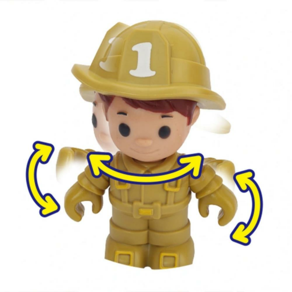 Tiny Kiddom İtfaiye İstasyonu 32 Parça Sesli Işıklı