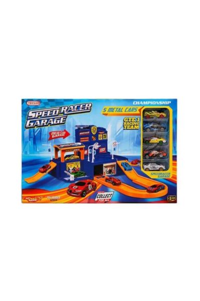 SPEED RACER GARAJE VE 10 ARABA SETİ