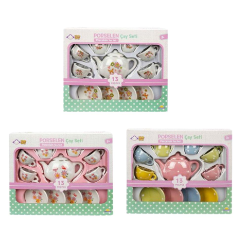 Porselen Çay Seti 13 Parça