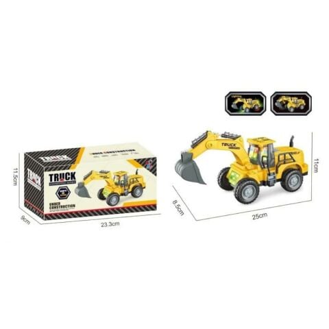 Pilli Işıklı İş Makinası Çarp Dön.