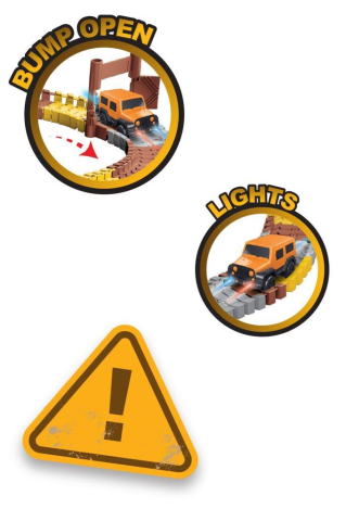 İnşaat Tracks 192 Parça İnşaat Temalı Hareketli Raylar Araçlı Köprülü