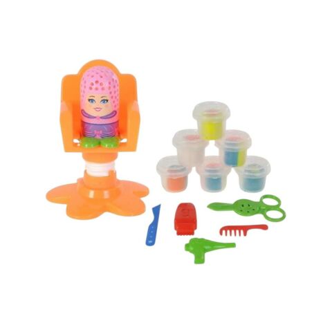 Multi Renkli Oyun Hamurlu Kuaför Seti