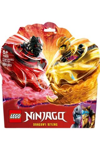 NINJAGO® Ejderha Spinjitzu Savaş Paketi 71826 - 6 Yaş ve Üzeri Yapım Seti (186 Parça)