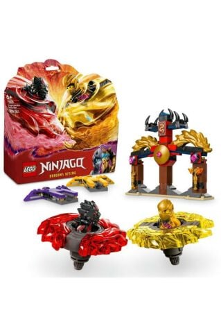 NINJAGO® Ejderha Spinjitzu Savaş Paketi 71826 - 6 Yaş ve Üzeri Yapım Seti (186 Parça)