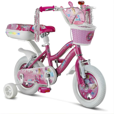 Ümit Princess - 12 Jant Sepetli Çocuk Bisikleti - Pembe