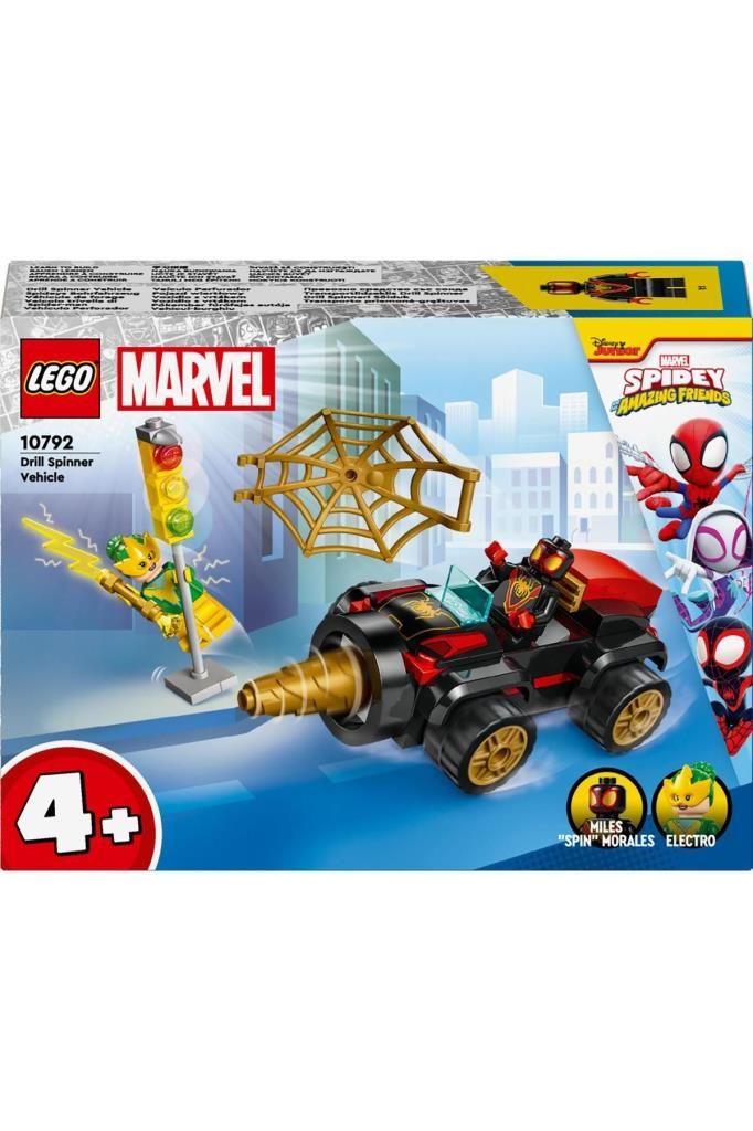 Döner Burgulu Araç 10792 - 4 Yaş ve Üzeri İçin Yapım Seti (58 Parça)