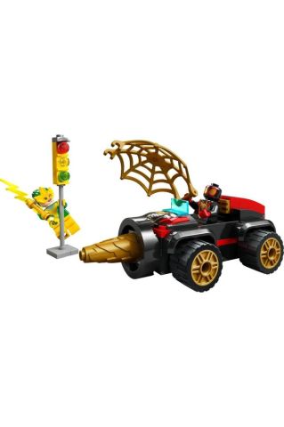 Döner Burgulu Araç 10792 - 4 Yaş ve Üzeri İçin Yapım Seti (58 Parça)