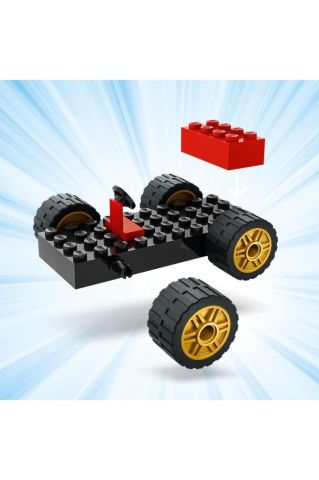 Döner Burgulu Araç 10792 - 4 Yaş ve Üzeri İçin Yapım Seti (58 Parça)