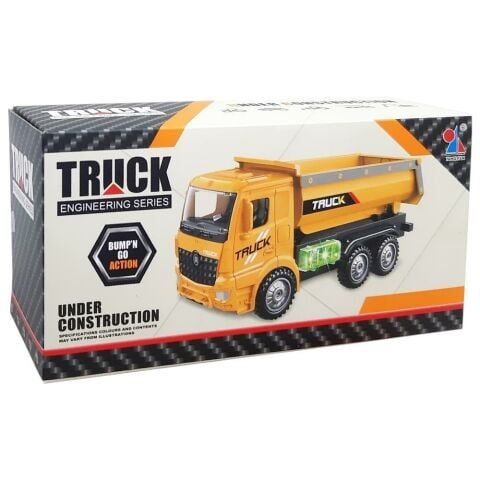 Pilli Işıklı Kamyon Çarp Dön.