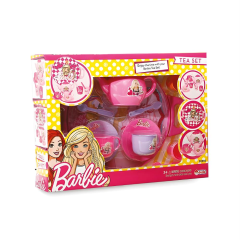 Barbie Tepsili Çay Set