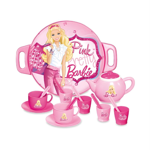 Barbie Tepsili Çay Set
