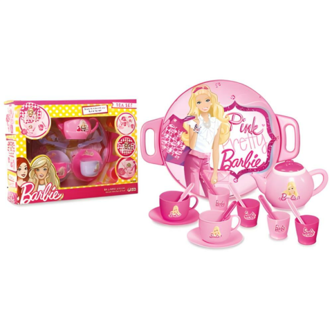 Barbie Tepsili Çay Set