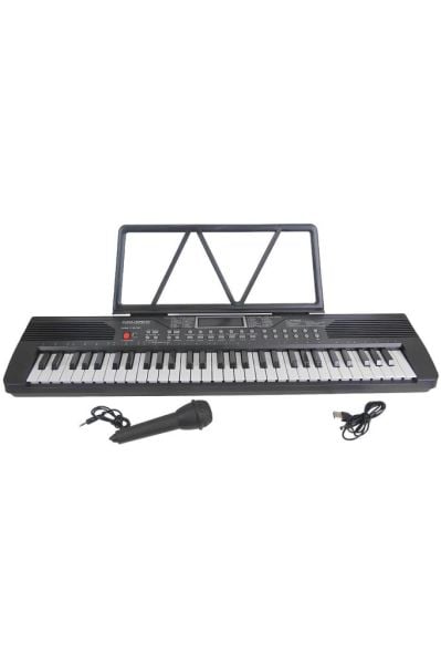 61 Tuşlu Elektronik Mikrofonlu Org