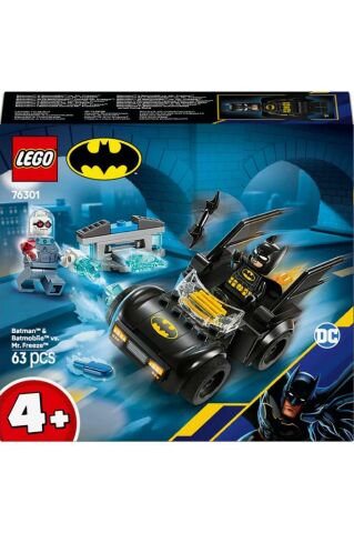 DC Batman™: Batman ve Batmobile™, Mr. Freeze™’e Karşı 76301 - 4 Yaş ve Üzeri Yapım Seti (63P)