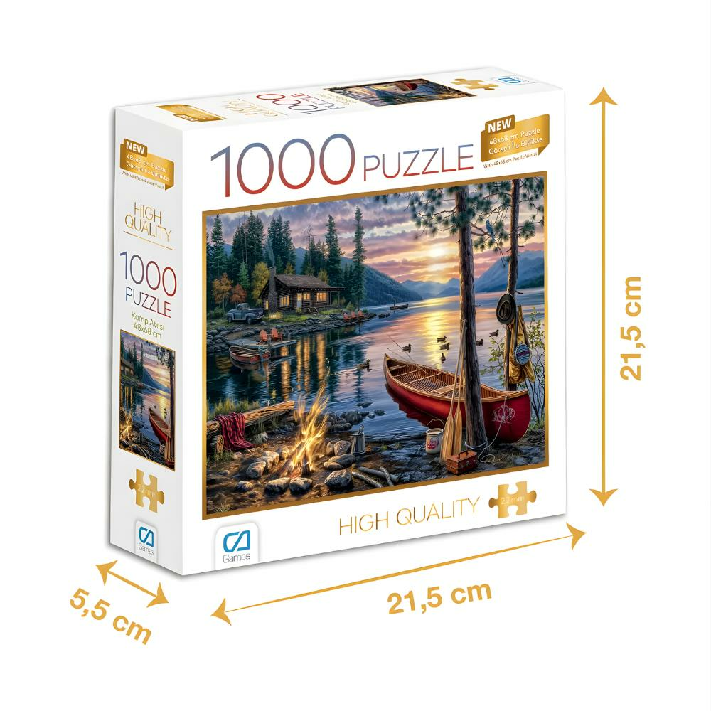 Ca Games Kamp Ateşi Puzzle 1000 Parça