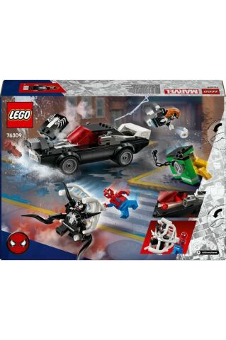 Marvel Örümcek Adam, Venom Arabasına Karşı 76309 - 7 Yaş ve Üzeri Yapım Seti (254 Parça)
