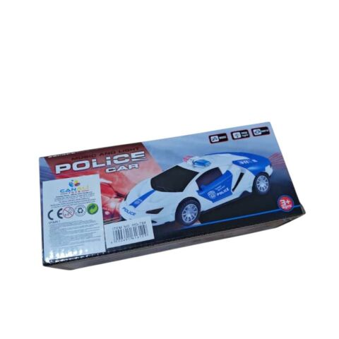 Pilli Işıklı Sesli Polis Araba