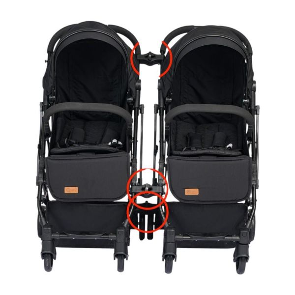 İkiz Bebek Arabası Aparatı