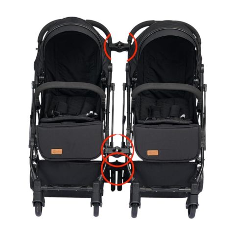 İkiz Bebek Arabası Aparatı