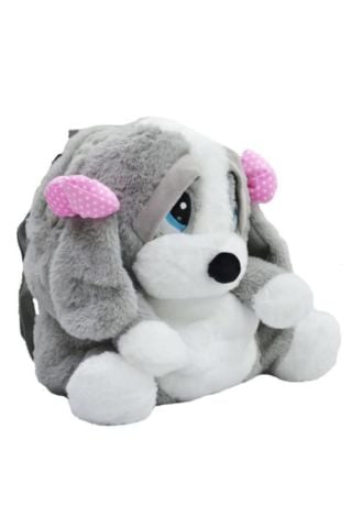 Peluş 26 cm Üzgün Köpek Sırt Çantası