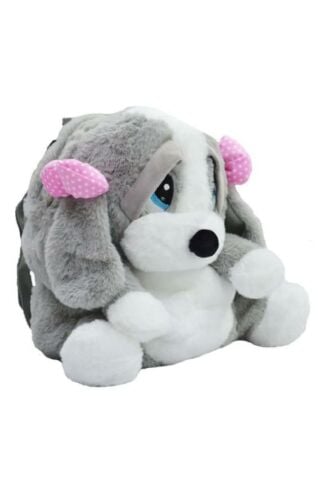 Peluş 26 cm Üzgün Köpek Sırt Çantası