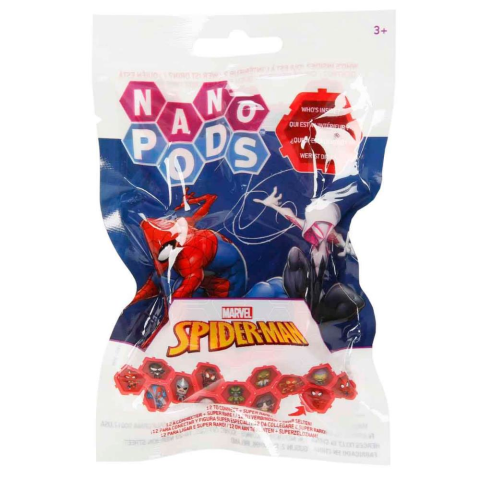 Marvel Spider-Man Nano Pods Sürpriz Figür Paketi