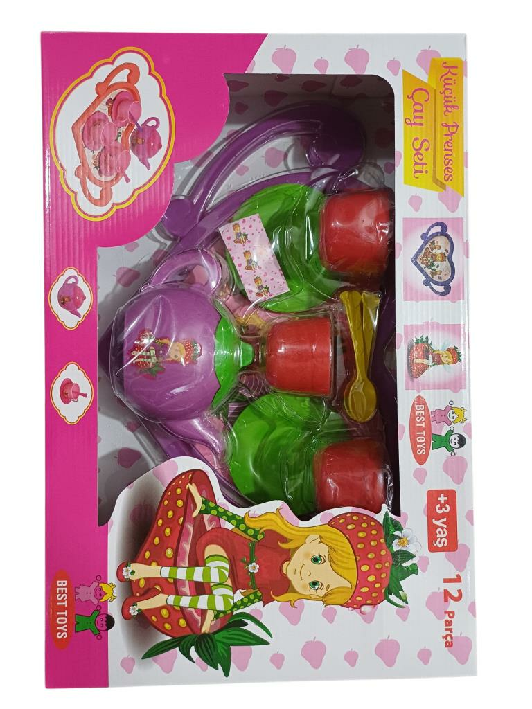 12 Parça Küçük Prenses Çay Seti 6005