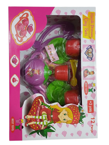 12 Parça Küçük Prenses Çay Seti 6005