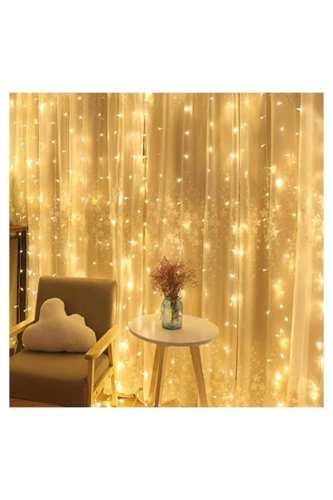 Pilli Perde Led 2mt*2mt Fonksiyonlu