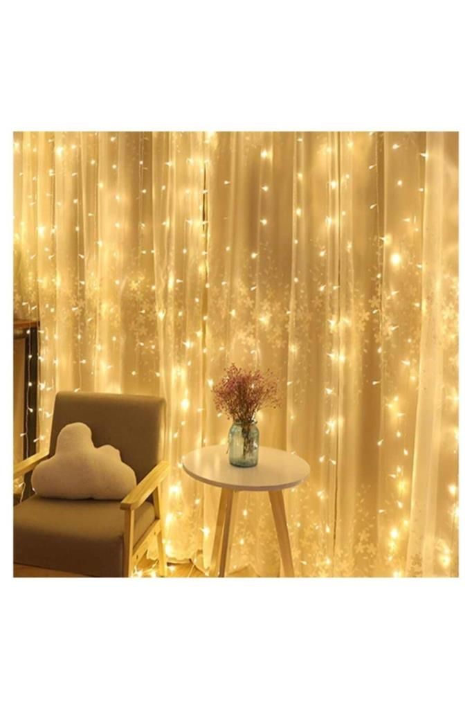 Pilli Perde Led 2mt*2mt Fonksiyonlu