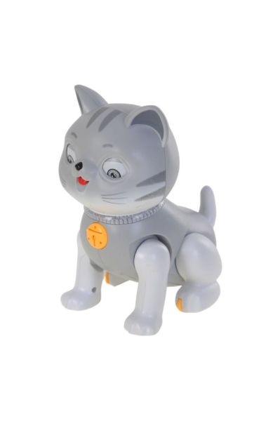 Eğitici & Aktivite Oyuncağı Pilli Müzikli Çarpıp Dönen Yürüyen Kedi