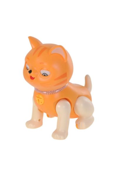 Eğitici & Aktivite Oyuncağı Pilli Müzikli Çarpıp Dönen Yürüyen Kedi