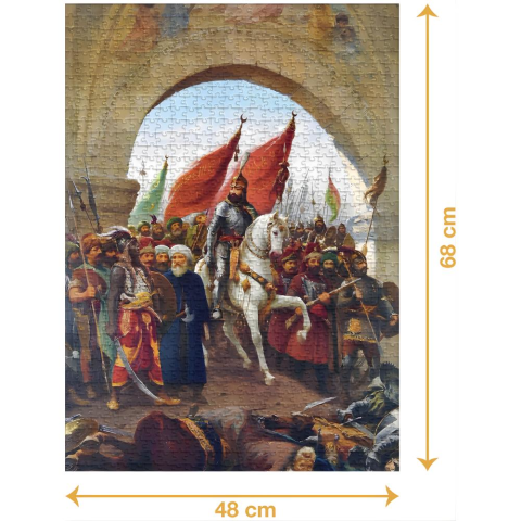Ca Games Fatih Sultan Mehmet - 1000 Parçalı Puzzle - 48 x 68 cm