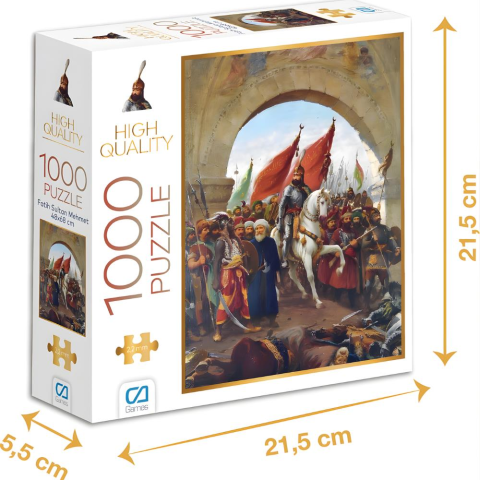Ca Games Fatih Sultan Mehmet - 1000 Parçalı Puzzle - 48 x 68 cm